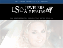 Tablet Screenshot of lsojewelers.com